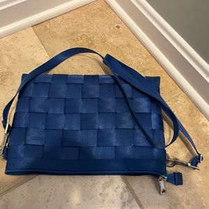 Colbalt tablet tote from Harvey’s.